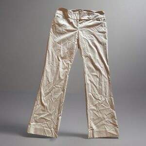 The Limited Women's 4R Beige Flare Dress Pants Stretch Career Office Trousers